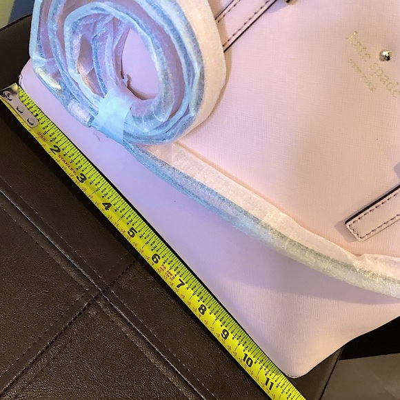 KATE SPADE Pink Cedar Street Maise Leather Top Handle Tote Crossbody NWOT - Picture 7 of 12